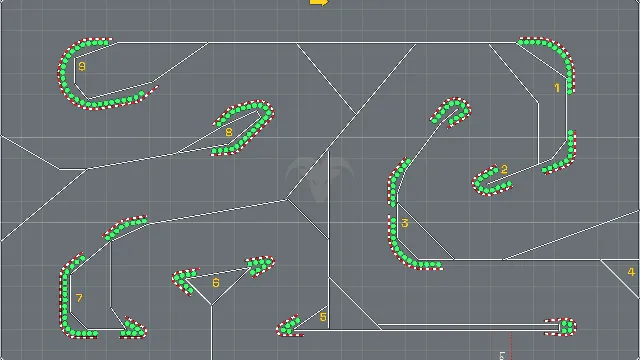 Carpet Legends GP 2026 RC track layout preview